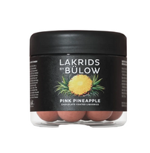 Load image into Gallery viewer, Lakrids by Bulow Pink Pineapple White Chocolate Coated Licorice