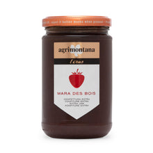 Load image into Gallery viewer, Agrimontana Mara Des Bois Strawberry Preserves FRONT
