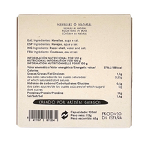 Load image into Gallery viewer, Back side of box, Ar de Arte razor clams in brine.  Spain.