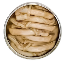 Load image into Gallery viewer, Ar de Arte open tin of razor clams in brine.  Galica, Spain.
