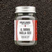 Load image into Gallery viewer, Jar of Burlap & Barrel Al Baraka Nigella Seed from Egypt