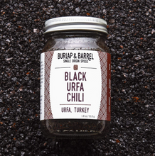 Load image into Gallery viewer, Jar of Burlap & Barrel Black Urfa Chili