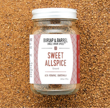 Load image into Gallery viewer, Jar of Burlap &amp; Barrel Sweet Allspice Ground from Guatemala
