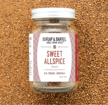 Load image into Gallery viewer, Jar of Burlap & Barrel Sweet Allspice Ground from Guatemala