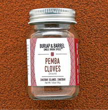 Load image into Gallery viewer, Jar of Burlap & Barrel Pemba Ground Cloves from Zanzibar