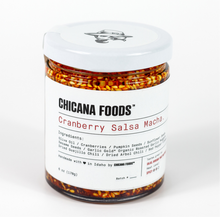 Load image into Gallery viewer, Chicana Foods Cranberry Salsa Macha Jar from Boise, Idaho
