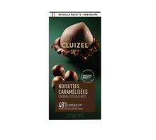 Load image into Gallery viewer, Cluizel 48% Milk Chocolate with Caramelized Hazelnuts Bar