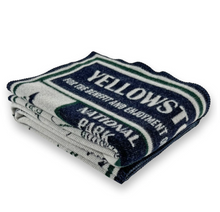 Load image into Gallery viewer, Faribault Woolen Mill Yellowstone National Park Map Throw
