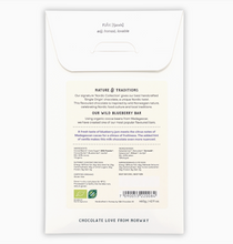Load image into Gallery viewer, Fjak Wild Blueberry Milk Chocolate 50% Bar, Norway