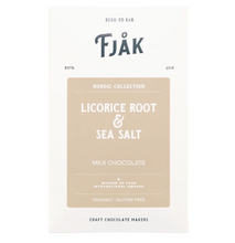 Load image into Gallery viewer, Fjak 50% Milk Chocolate with Licorice Root and Sea Salt