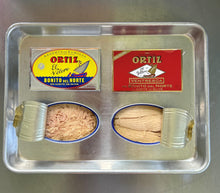Load image into Gallery viewer, Comparison between Ortiz aged tuna and their ventresca tuna belly at Food Shed Idaho