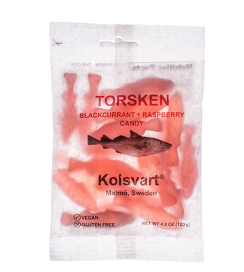 Kolsvart Blackcurrrant and Raspberry Mix Bag of Swedish Fish