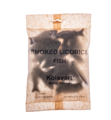 Kolsvart Smoked Black Licorice Swedish Fish Bag
