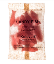 Load image into Gallery viewer, Bag of Kolsvart Raspberry Swedish Fish Candy