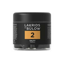 Load image into Gallery viewer, Lakrids by Bülow Black Salty Licorice Candy from Denmark