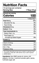 Load image into Gallery viewer, Mr Bing nutritional label.