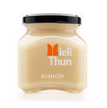 Load image into Gallery viewer, Raw single flora Mieli Thun orange blossom honey from Italy, jar.