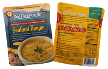 Load image into Gallery viewer, Oregon Seafood Bisque from Sea Fare Pacific, Both Sides of Pouch