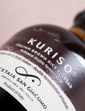 Load image into Gallery viewer, Dark Rice Vinegar Kuriso from Acetaia San Giacomo, Italy