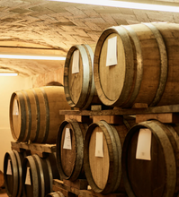 Load image into Gallery viewer, Dark Rice Vinegar Kuriso from Acetaia San Giacomo, Italy, barrel aging.