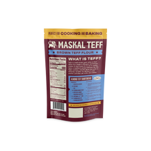 Load image into Gallery viewer, Masket Brown Teff Flour Back