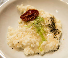 Load image into Gallery viewer, delicious dish Acquerello Rice Risotto, sundried tomato, green oil and crushed pepper