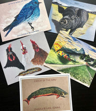Load image into Gallery viewer, 5 piece note card set with various Idahoan scenes from Food Shed Idaho