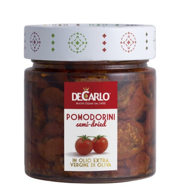 De Carlo Sun Kissed Cherry Tomatoes in Extra Virgin Olive Oil
