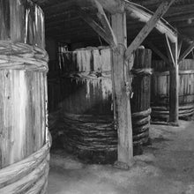 Load image into Gallery viewer, Centuries old tamari barrels from Ito Shoten, Japan.