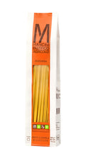 Load image into Gallery viewer, orange and white bag of estate grown chitarra pasta from Mancini Pastificio Agricolo