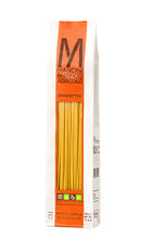 Load image into Gallery viewer, white and orange bag of estate grown Mancini Pastificio Agricolo Spaghettini Pasta, Italy