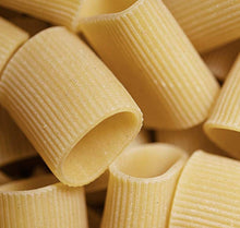 Load image into Gallery viewer, close-up of tuffoli, large rigatoni, pasta