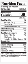 Load image into Gallery viewer, Wild Caught Tuna Nutritionals