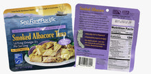 Load image into Gallery viewer, Sea Fare Pacific Smoked Albacore Wild Tuna Pouch Both Sides, Oregon