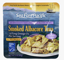 Load image into Gallery viewer, Sea Fare Pacific Smoked Wild Albacore Tuna from Oregon, Pouch
