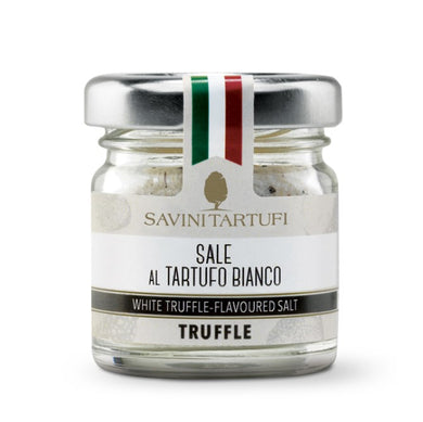 Savini Tartufi White Truffle Salt Jar, 30 g, Italy