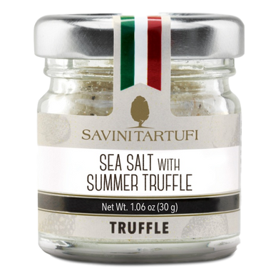 Savini Tartufi Black Summer Truffle Salt 30 g, Italy.