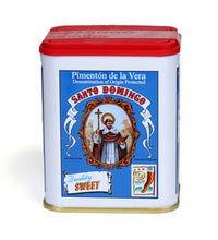 Load image into Gallery viewer, Beautiful tin can of Pimenton de la Vera, Sweet from Santo Domingo.