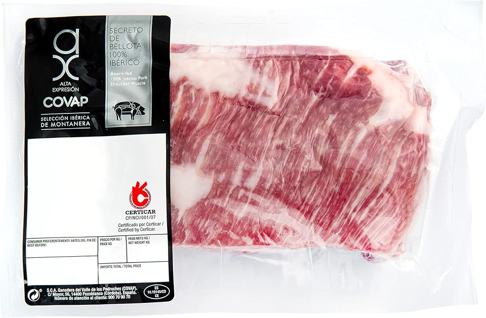 COVAP 100% iberico bellota secreto frozen steak, Spain