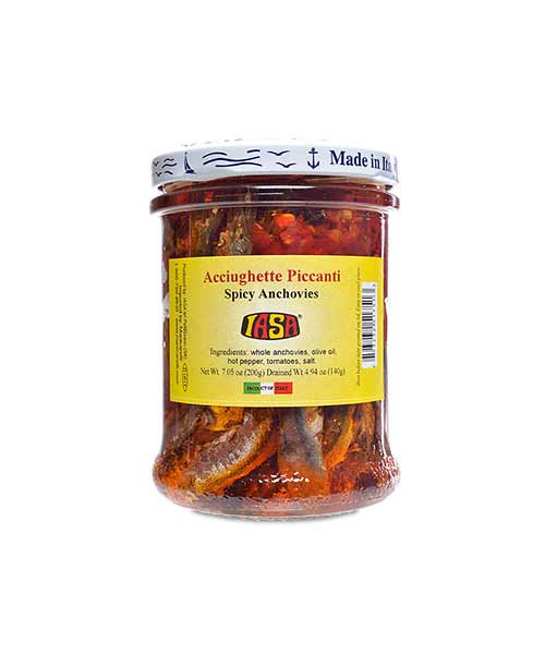 IASA Spicy Anchovies in Olive Oil, Jar (Italy)