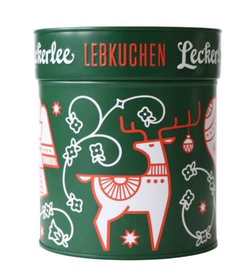 Leckerlee Christmas Lebkuchen Folk Art Holiday Tin 2025