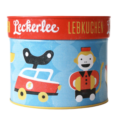 Leckerlee 2025 Vintage Toy Lebkuchen Cookie Tin , Small