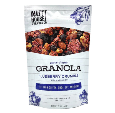 Nuthouse! Blueberry Granola Front