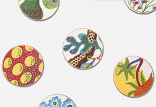 Load image into Gallery viewer, Svenskt Tenn Coasters, Vegetable Tree, Set of 6, Sweden
