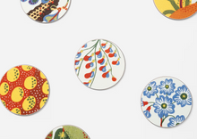 Load image into Gallery viewer, Svenskt Tenn Coasters, Vegetable Tree, Set of 6, Sweden
