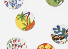 Load image into Gallery viewer, Svenskt Tenn Coasters, Vegetable Tree, Set of 6, Sweden
