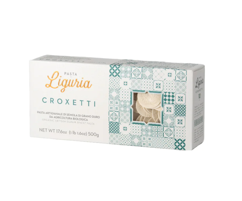 Croxetti Dried Organic Ligurian Pasta (Italy) - Box