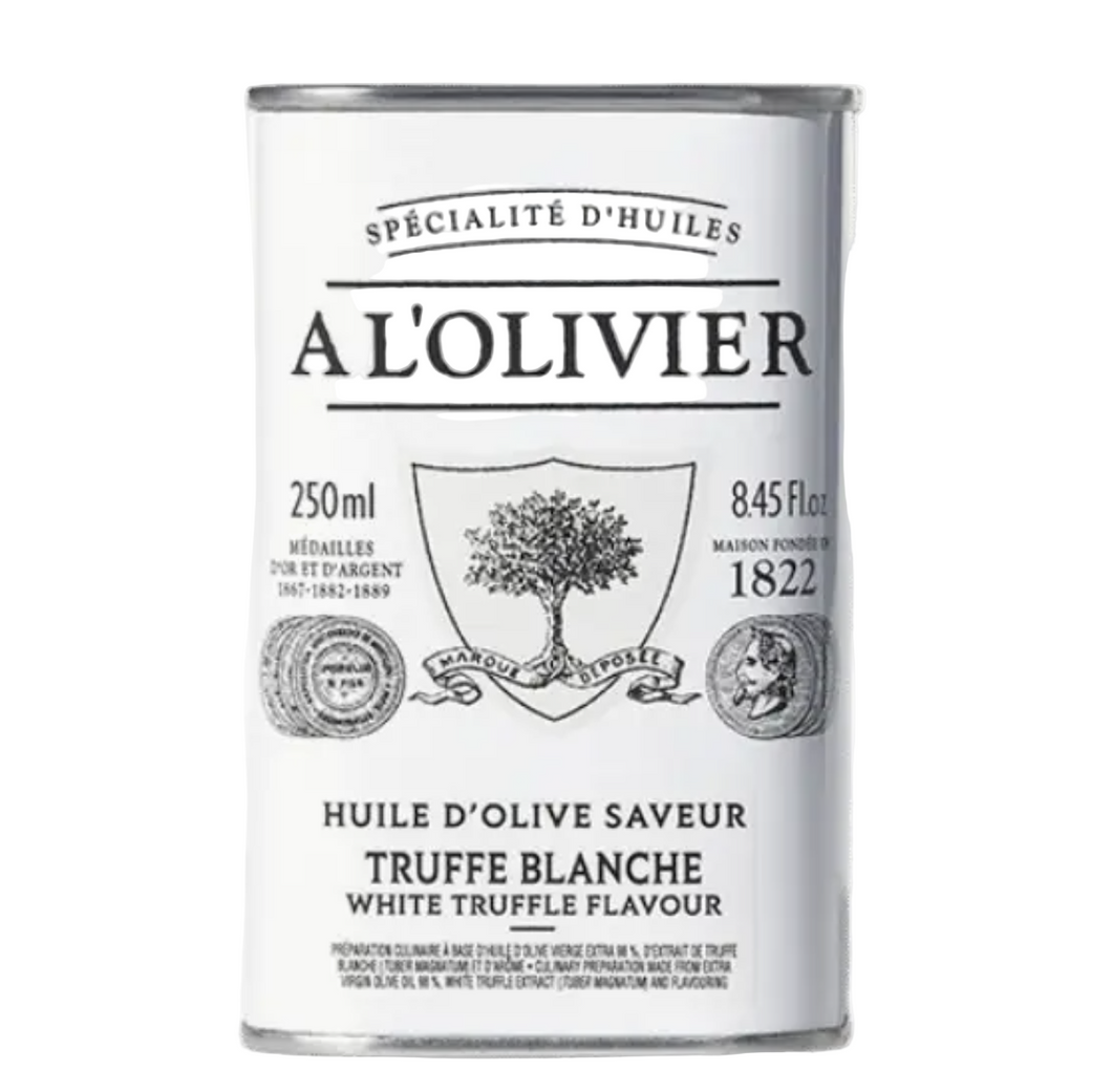A L'Olivier White Truffle Oil Tin, France