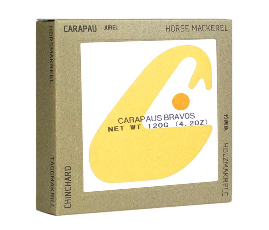 ABC+ horse mackerel in brava sauce, box.  Portugal.
