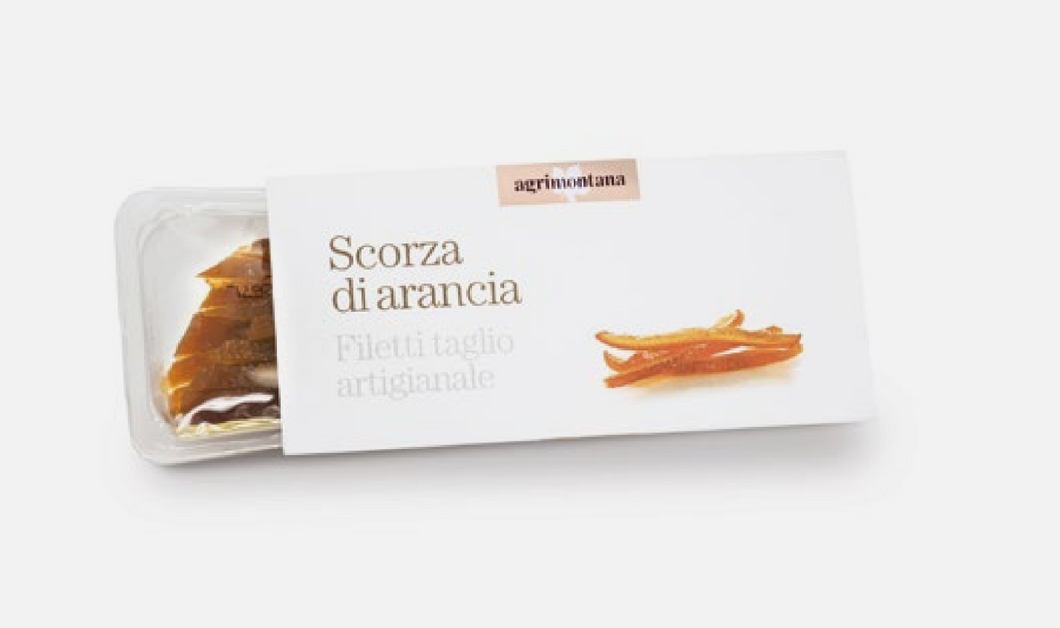 Agrimontana Candied Orange Peel Strips, Italy